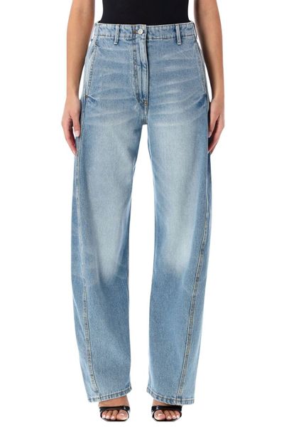 Magda Butrym Mid Waist Straight-Leg Jeans