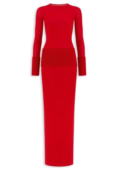 Alaïa Long-Sleeved Bodycon Dress