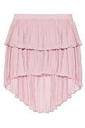 Blumarine Asymmetric Crinked Mini Skirt
