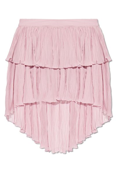 Blumarine Asymmetric Crinked Mini Skirt