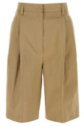 Prada Pleated Bermuda Shorts