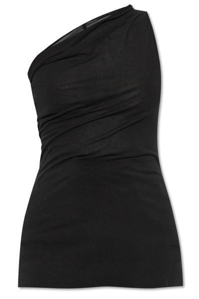Rick Owens Asymmetrical Cut Sleeveless top
