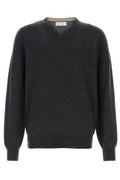 Brunello Cucinelli Cashmere V-Neck Knitted Sweater