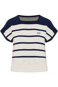 Loewe Striped Cropped Knitted Top