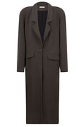 The Mannei Single-Breasted Long Coat
