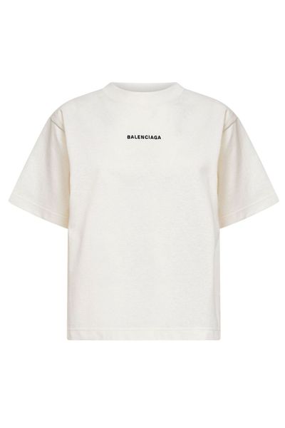 Balenciaga Logo Back Jersey T-Shirt
