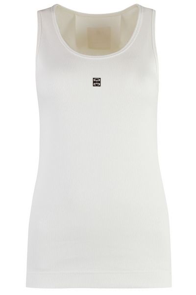 Givenchy 4G Logo Plaque Sleeveless Tank Top