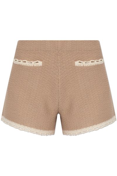 POSSE Willow Crochet-Trim Shorts