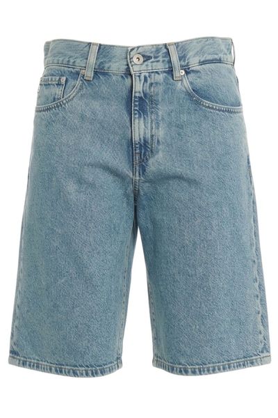 AG Jeans Wide-Leg Bermuda Denim Shorts