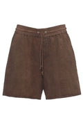 P.A.R.O.S.H. Suede Drawstring Shorts