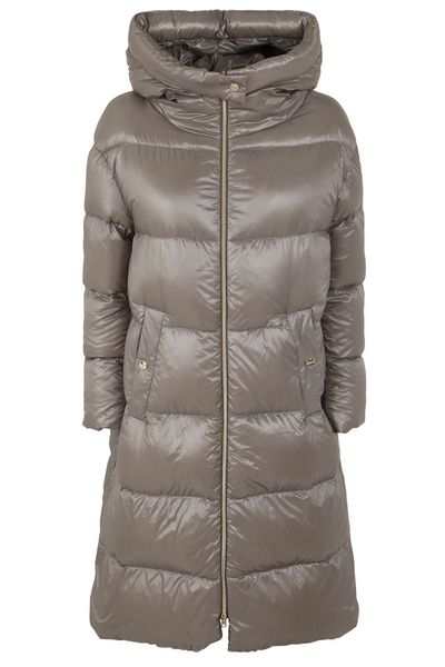 Herno Padded Zip-Up Long-Sleeved Coat
