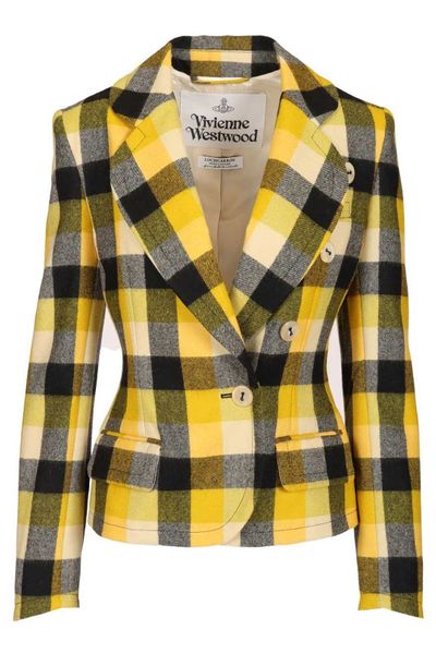 Vivienne Westwood Single Breasted Checked Jacket