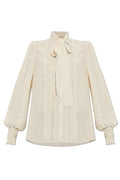 Valentino Pussy-Bow Button-Up Shirt