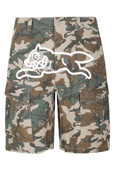 ICECREAM Running Dog Camo Cargo Shorts