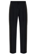 Versace Stud-Embellished Creased Trousers