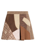 Moschino High-Waist Patchwork Shorts