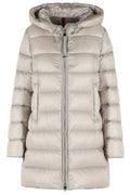 Moncler Suyenne Hooded Mid-Length Padded Jacket