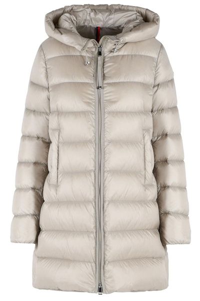 Moncler Suyenne Hooded Mid-Length Padded Jacket
