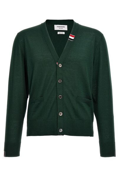 Thom Browne Button-Up Knitted Cardigan