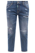 Dsquared2 Slim-Fit Distressed Cropped Jeans