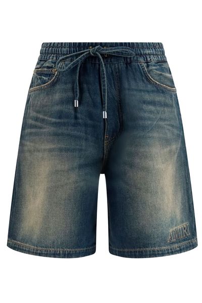 Amiri Drawstring Denim Shorts