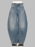 Lois Balloon Wide-Leg Jeans
