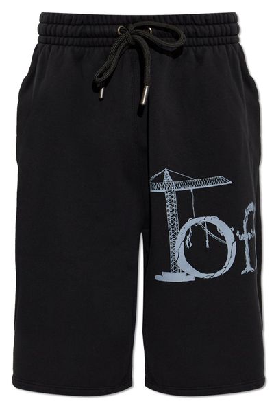 Off-White Logo Print Sweatshorts