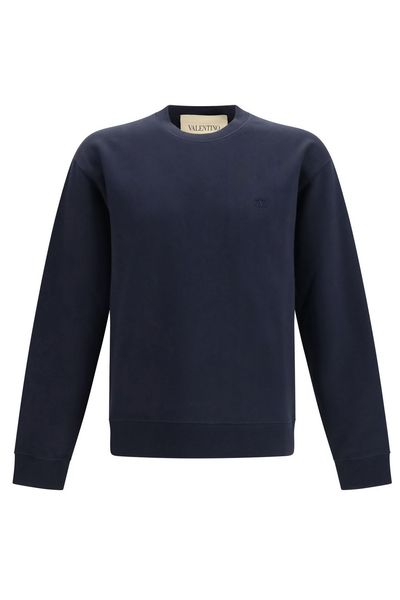 Valentino VLgoo Embroidered Crewneck Sweatshirt