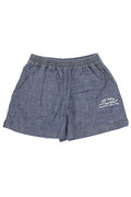 Off-White Chambray Denim Pajama Shorts