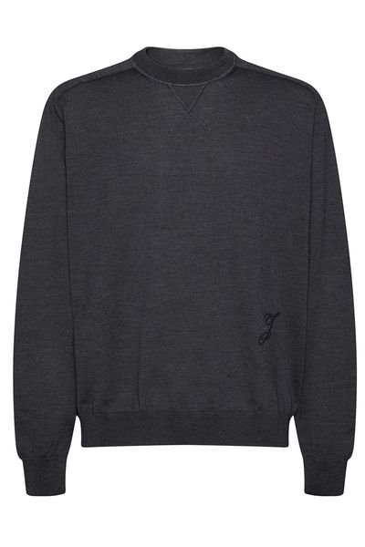 Jacquemus Logo-Embroidered Crewneck Knitted Jumper