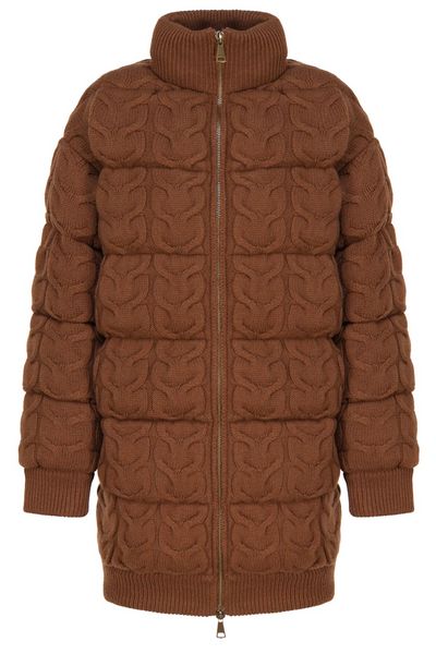 Max Mara Ovatta Zip-Up Padded Knit Coat