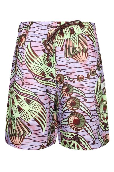 Vlisco Dialogues Strange Abstract Bermuda Shorts