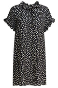 Chloé Polka Dot Printed Ruffled Mini Dress