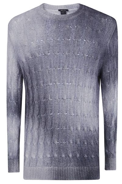 Avant Toi Gradient Effect Ribbed Jumper