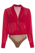 Elisabetta Franchi Chained Long-Sleeved Top