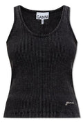 Ganni Ribbed Tank Top