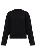 Balenciaga Logo Embroidered Knit Sweater
