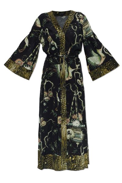 Allsaints Diana Printed Maxi Dress