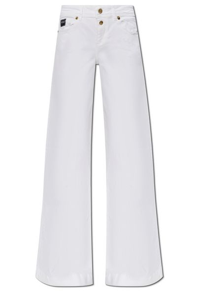 Versace Jeans Couture Logo Lettering Flared Jeans