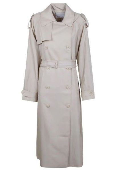 The Frankie Shop Double-Breasted Belted Coat