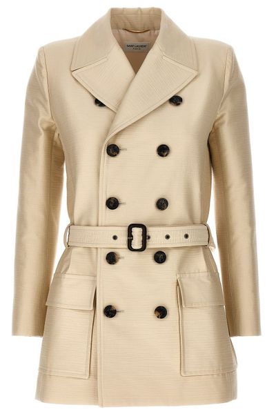 Saint Laurent Saharienne Double-Breasted Jacket
