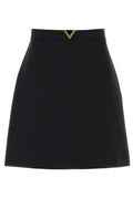 Valentino Logo Plaque Mini Skirt