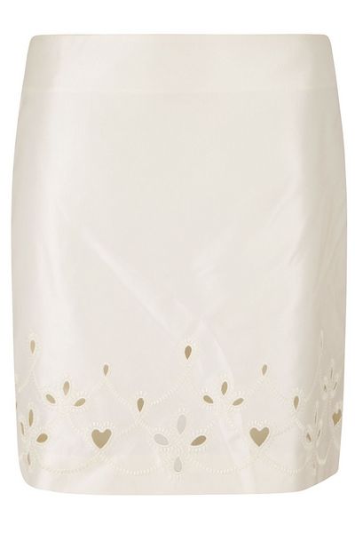 Chloé Embroidered A-Line Mini Skirt