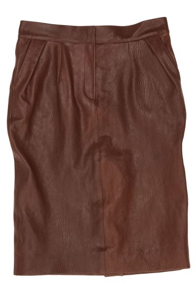 Magda Butrym Pocket Detailed Leather Skirt