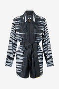 Roberto Cavalli Zebra Print Short Dress