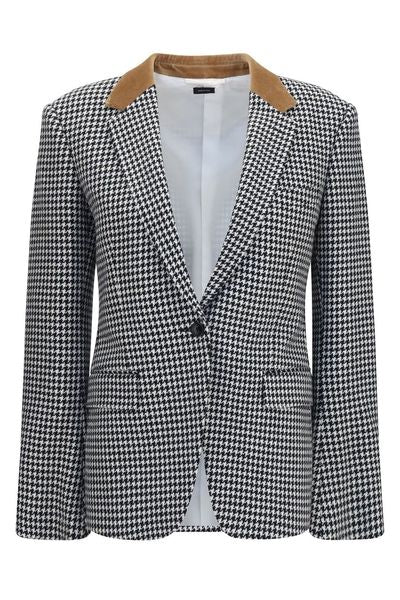 Tom Ford Houndstooth Single-Breasted Blazer