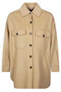 Weekend Max Mara Long-Sleeved Button-Up Coat