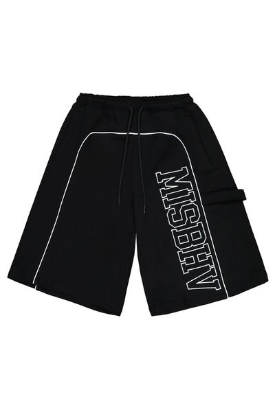 Misbhv Logo Printed Drawstring Shorts