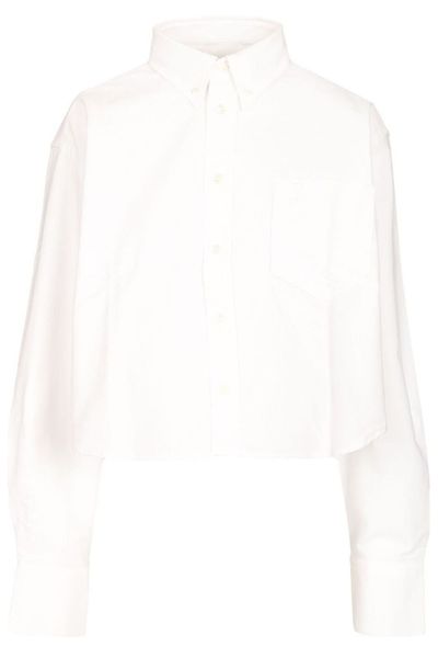 AMI Paris Long Sleeved Buttoned Shirt
