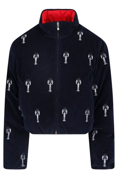 Thom Browne Reversible Zip-Up High-Neck Jacket